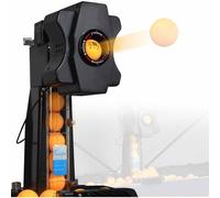 ZenSeFarin Robot De Tennis De Table Machine à Balles De Ping-Pong - Lanceur De Tennis De Table Multi-Rotation avec Filet De Recyclage De Balles avec 300 Balles De Tennis De Table