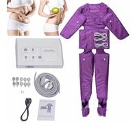 ZenSeFarin Système De Drainage Lymphatique,Masseur d'air,Appareil Lymphatique,Masseur,Jambes,Pieds,Taille,Bras,Perte De Poids,Appareil Lymphatique,Pressothérapie,Relaxation Musculaire,Purple