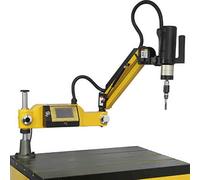 ZenSeFarin Taraudeuse Pneumatique Multidirectionnelle à 360 °, Machine à Tarauder M3-M16, Bras Taraudage Flexible Universel 312 TR/Min Inclus 8 Pinces Standard, Rayon De Travail 1000MM