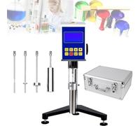 ZenSeFarin Viscosimètre Viscosimètre Testeur Viscosimètre Rotatif Numérique Viscosimètre Rotatif avec Grand écran LCD Et 4 Rotors pour Test De Viscosité De La Peinture,NDJ-5S