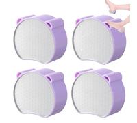 Zensilk Crystal Hair Eraser, Zensilk Hair Eraser, 2-in-1 Reusable Magic Painless Crystal Hair Remover, for Women and Men's Legs, Face, Arms, and Body (Purple,4)