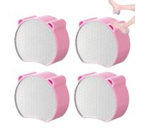 Zensilk Crystal Hair Eraser, Zensilk Hair Eraser, 2-in-1 Reusable Magic Painless Crystal Hair Remover, for Women and Men's Legs, Face, Arms, and Body (Pink,4)