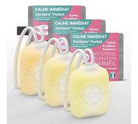 ZenSpire Pocket | Appareil Anti Stress portable | Relaxation & Meditation pour Dormir Adulte - Aide à l’Endormissement, Sommeil & Bien Etre | 2 Fonctions - Lumière Zen, Vibration (Pack de 3)