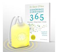 ZENSPIRE Pocket - Diminue Le Stress et Aide à dormir rapidement (Zenspire + Livre 365 Coherence Cardiaque, Pack 1)