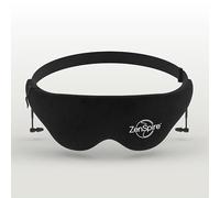 ZenSpire® Sleep Mask 3-en-1 | Masque de Sommeil 100% Blackout avec Bouchons d’Oreilles Silicone & Pochette | Confort Ergonomique, Obscurité Totale, Récupération & Endormissement Naturel