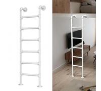 ZENSTYW Échelle De Sortie d'urgence Robuste pour Puits De Fenêtre,Échelle Murale pour Lit Superposé,Échelles d'escalade Intérieures Et Extérieures(White,1.0m/3.3ft)