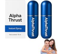 Zentheca Alphathrust Instant Spray, spray retardant pour hommes, résultats rapides (2pcs)