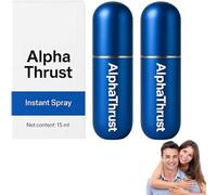ZENTHECA AlphaThrust, Spray Retardant Pour Hommes, Spray Instantané Pour Hommes, Charisme Amélioré (2pcs)
