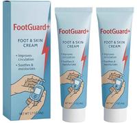 Zentheca Zentheca Lot de 2 crèmes de protection pour les pieds 48 g - 2026 - Crème de protection pour les pieds et la peau qui améliore la circulation sanguine, apaise et hydrate la peau pour