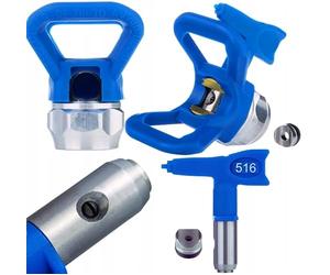 Zenthril Kit SoftFlow 516 - Buse de pulvérisation basse pression + protection de buse FFLP | Largeur de pulvérisation 25 cm | Pour acrylique, émulsion, émail | Compatible avec Graco, Wagner, Titane |