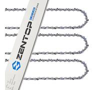 ZENTOP Ensemble barre et chaîne de tronçonneuse de 35,6 cm, calibre 0,050", pas LP 52DL, compatible avec Echo CS-310, Husqvarna 120, Ryobi RY3714 et plus encore