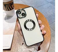 Zentric Phone Case, New Version 2.0 Clean Lens for iphone Case with Camera Protector, Transparent Electroplated for iPhone Case for 14/13/12/11 Pro Max (Green,for iPhone 14Max)