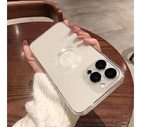 Zentric Phone Case, New Version 2.0 Clean Lens for iphone Case with Camera Protector, Transparent Electroplated for iPhone Case for 14/13/12/11 Pro Max (Transparent,for iphone 13pro)
