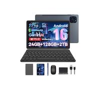 Zenva T90 Tablette Tactile x Gemini AI 11" FHD,Android 16,RAM 24Go ROM 128Go-SD 2To,8000 mAh,Avec Clavier,Etui,Stylet,Souris.