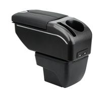 ZENVI Compatible with Seat Ibiza Accoudoir 6F 2017-2026 | Noir Style,Style Double Porte,Repose-bras, Voiture Console Centrale Accoudoir,Etre Utilise Comme Coudiere Pour Conducteur