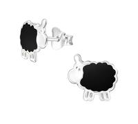 Zenvie Boucles d'oreilles à tige en argent sterling en forme de mouton avec boîte cadeau - 10 mm x 9 mm, 10mm x 9mm, Argent sterling, Pas de gemme