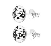 Zenvie Puces d'oreilles e sol, argent sterling 925 | argent sterling 925, 7x7 mm, sans nickel, écrin cadeau e sol et notes