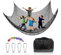 ZENVOKE Filet Cargo d'escalade,Filet de Sécurité à Haute Résistance pour Aire de Jeux - Toile Sécurité pour Monkey Bar Et Gym Jungle Intérieur Extérieur