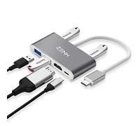 ZenXstore 6 en 1 usb c charger adaopter hub 3.0 hdmi station d'accueil pour macbook et microsoft I 3 X. USB 2.0 I 1 X USB 3.1 I PD 3.0 1 I X HDMI I 1 X USB C. PRODUIT DUTCH QUALITÉ AAA