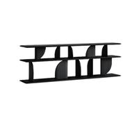 ZENY896V Armoire de rangement intégrée à paroi intégrale pour salon, salon, vitrine, rangement pour imprimante à domicile et bureau (petite taille)