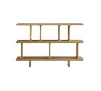 ZENY896V Bibliothèque murale rétro à poser au sol - Étagère de rangement ouverte multicouche pour imprimante à domicile ou bureau - Taille M