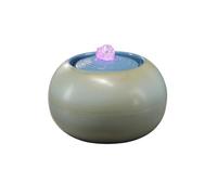 ZENY896V Fontaine d’Intérieur Fontaine à Eau Simple en céramique avec Pompe Submersible électrique Fontaine de Table(Blue)