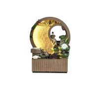ZENY896V Fontaine d’Intérieur Fontaine décorative de Style Chinois for Salon, Bureau, Fontaine à Eau Fontaine de Table(Grand)