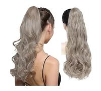 ZENY896V Queue de Cheval Queue de Cheval Longue ondulée avec Cordon Serrage for Femme, postiche ondulé Naturel, Queue synthétique Extension Ponytail(M12-613)