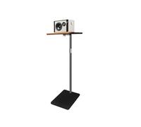 ZENY896V Support Mural pour projecteur Support de projecteur dissimulé : Base en Bois, Support réglable Hauteur au Sol Projecteur Cintre(Noir,Moyen)