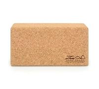 ZenYogaWedge Bloc de yoga en liège standard - Brique simple 100 % naturelle de qualité supérieure pour débutants et professionnels, cours de yoga, pilates, exercices à domicile, fitness, prise en main