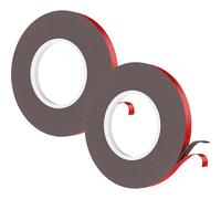 ZenyTra Ruban adhésif double face extra fort - 30 m x 10 mm - Rouge - Résistant à la chaleur et aux intempéries - Ruban de montage en acrylique pour accessoires de voiture, bricolage, réparation