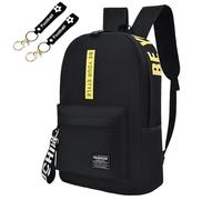ZenyTra Sac à dos pour l'école et les voyages (29 x 11 x 38 cm) - Sac à dos étanche pour ordinateur portable avec 2 cordons porte-clés de football - Sac à dos multifonction pour garçons, adolescents
