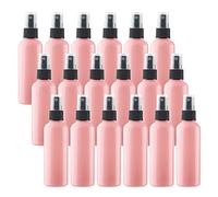 ZEOABSY 24 Pièces 100ml Vaporisateur Vide, Rose Petits Vaporisateur en Plastique, Flacon Spray Vide, Atomiseur Parfum, Bouteilles avec Pompe de Pulvérisation Noir de Voyage