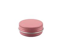ZEOABSY 30 Pièces 15 ML Vide Rose Pots en Aluminium Cosmétiques Pot Canettes Bocaux Conteneurs 15ml for Fait Main Bougies Crème Baume Voyage, 5X cuillère, 2X Étiquettes