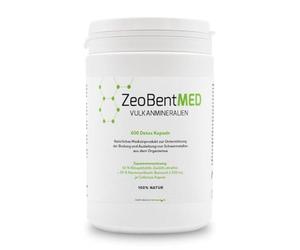 ZeoBent MED 600 Capsules Détox Dispositif Médical Hautement Dosé Ultra Fine 9µm Qualité Pharmaceutique Détoxification des Métaux Lourds