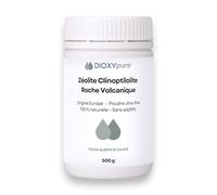 Zéolite - Roche volcanique pure et 100% naturelle - Pureté ≃94% en Clinoptilolite - Origine EU - 500g - Poudre ultra-fine - Sans additifs - testée et contrôlée en Allemagne