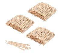 ZEONHAK Lot de 1500 bâtonnets de cire à sourcils, petites spatules de cire de 8,8 cm, bâtons d'épilation pour visage, sourcils, spa, usage domestique