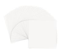 ZEONHAK Lot de 50 feuilles de pochoir vierges en mylar - 30,5 x 30,5 cm - 0,25 mm - Carré - Translucide - Pour pochoirs, travaux manuels