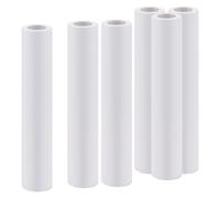 ZEONHAK Lot de 6 rouleaux de papier à dessin blanc de 30 cm x 15 m, papier à croquis, pour travaux manuels, chevalet