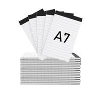ZEONHEI 20 Pack A7 Small Notepad Refill Pads, 30 Sheets Lined Paper Note Pads Memo Pads, Mini Pocket Notebook Refills for Taking Notes Reminders Organization Planning, 3x5 Inch