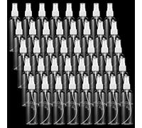 ZEONHEI Lot de 40 flacons vaporisateurs de 60 ml, portables, transparents, vides, à brume, en plastique, rechargeables, pour les voyages