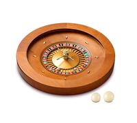 ZEONIK Plaque tournante Jeux de Table de Roulette en Bois 20 Pouces, roulements de précision de qualité Casino, Jeux à Boire pour Un Usage Professionnel à Domicile ou Une soirée