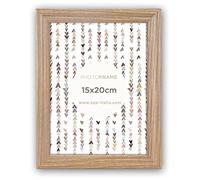 Zep ADB46 Cadre Photo Bois 10x15 cm Marron Bois Nature 18,4x13,2x1,7 cm