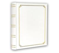 Zep ADT3535 Album Photo Adhésif à 100 Pages Papier Laminé Blanc 35 x 35 cm