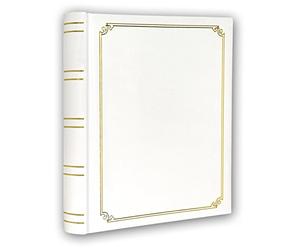 Zep ADT3535 Album Photo Adhésif à 100 Pages Papier Laminé Blanc 35 x 35 cm