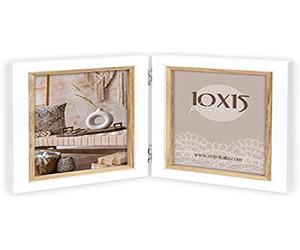 Zep Ayas Cadre double en bois 2 photos 13 x 18 cm portrait
