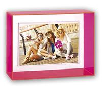Zep B146P Collection Acrylic Neon Cadre Photo Rose/Blanc 10 x 15 cm