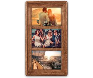 Zep BM364 Rhone cadre photo en bois pour 3 photos 10x15 cm (20x36 cm)