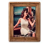 ZEP Cadre mural ou de table Trevor BM5981 Bois marron 20 x 25 cm Design contemporain