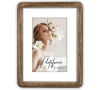 Zep cadre photo BC68P Gressan 10x15 15x20 cm en bois avec passe-partout brun
